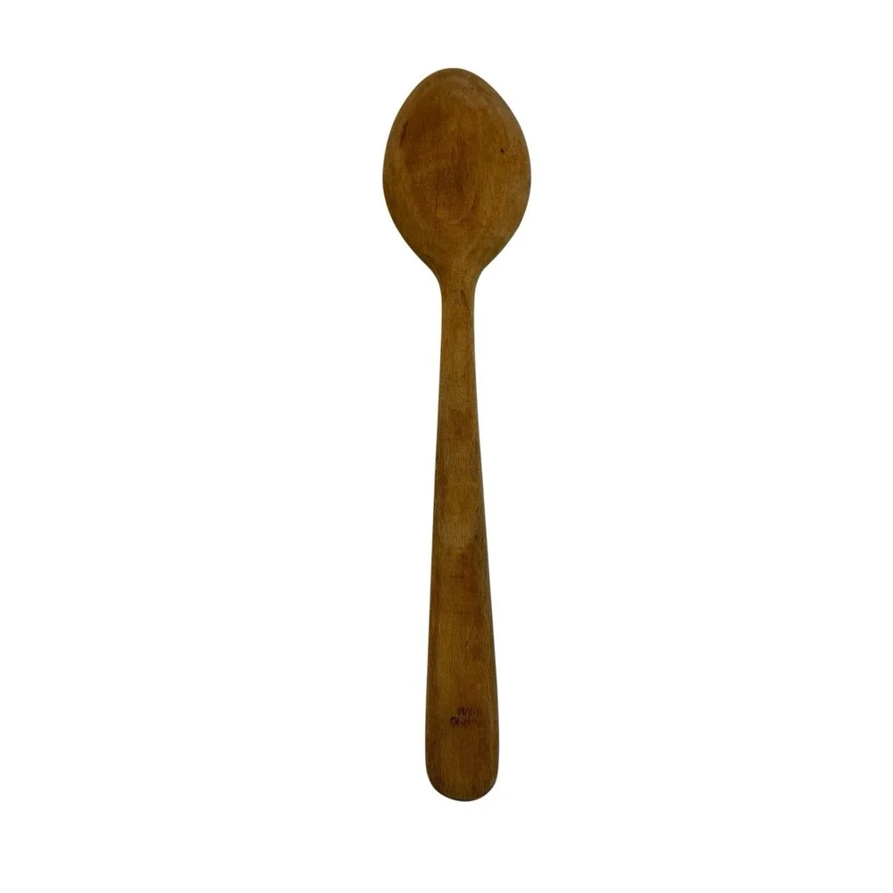 VTG‎ Wooden Spoon Set of 4 Multiple Farmhouse Kitchen Primitive Cooking Utensils